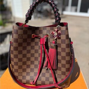 Louis Vuitton NéoNoé MM Handbag Cherry Berry Bag